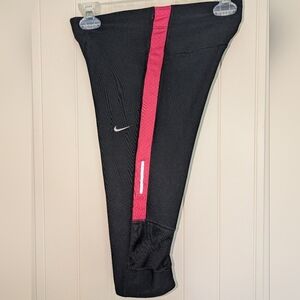Nike Black and Pink Leggings